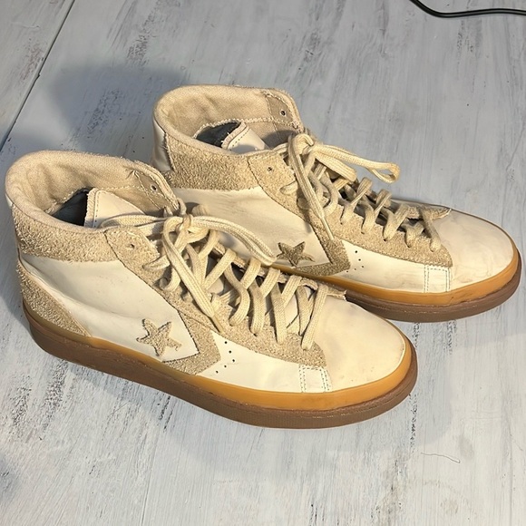 Converse Pro Leather High 2000’s, Reece Forbes 2020, Tan, Women’s 10 Men’s 8.5 - Picture 1 of 13
